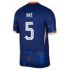 Original Fußballtrikot Niederlande Ake 5 Auswärtstrikot EURO 2024 Für Herren